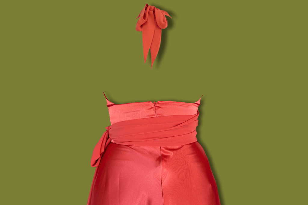 Silky Halter Dress