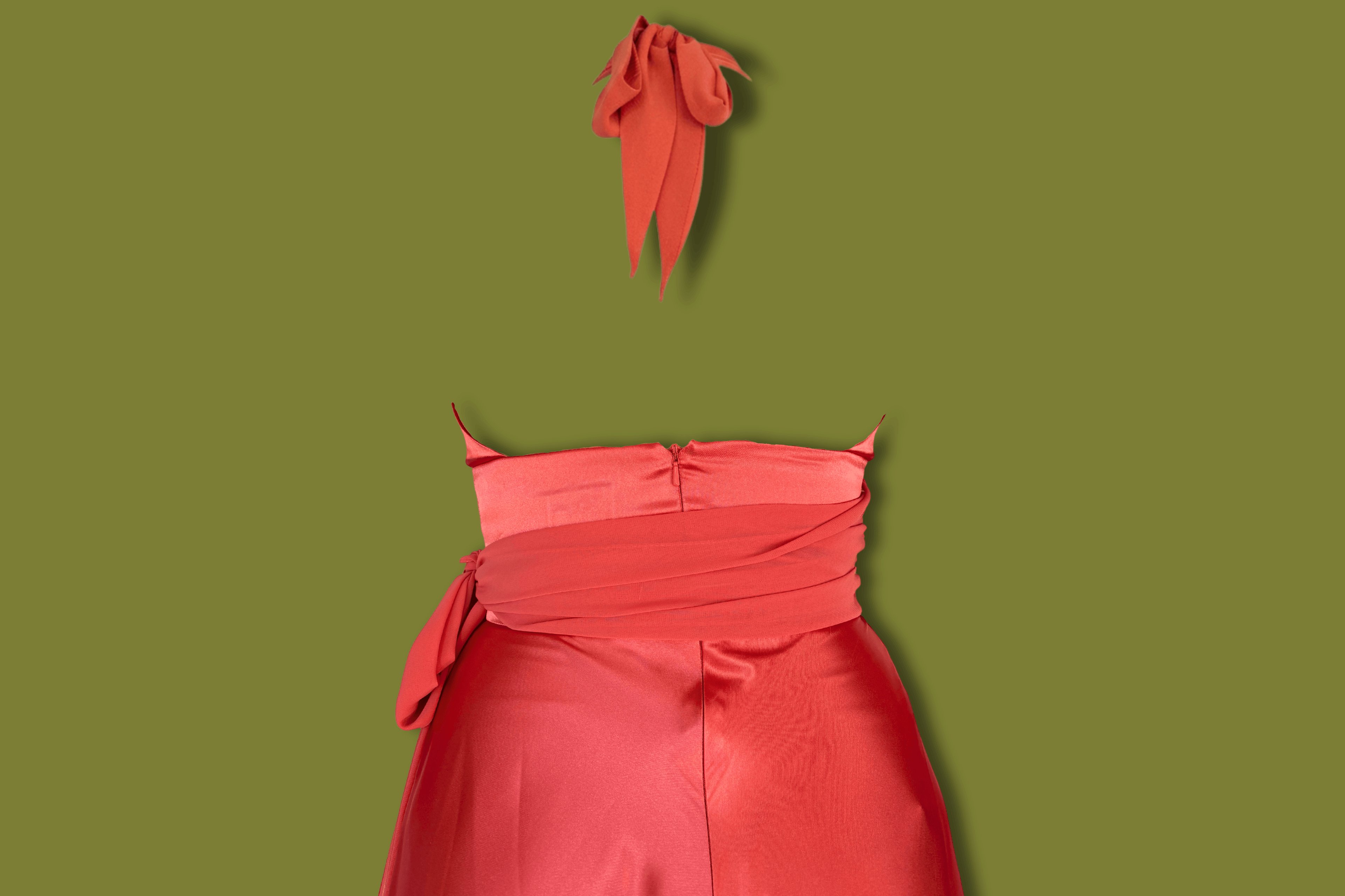 Silky Halter Dress