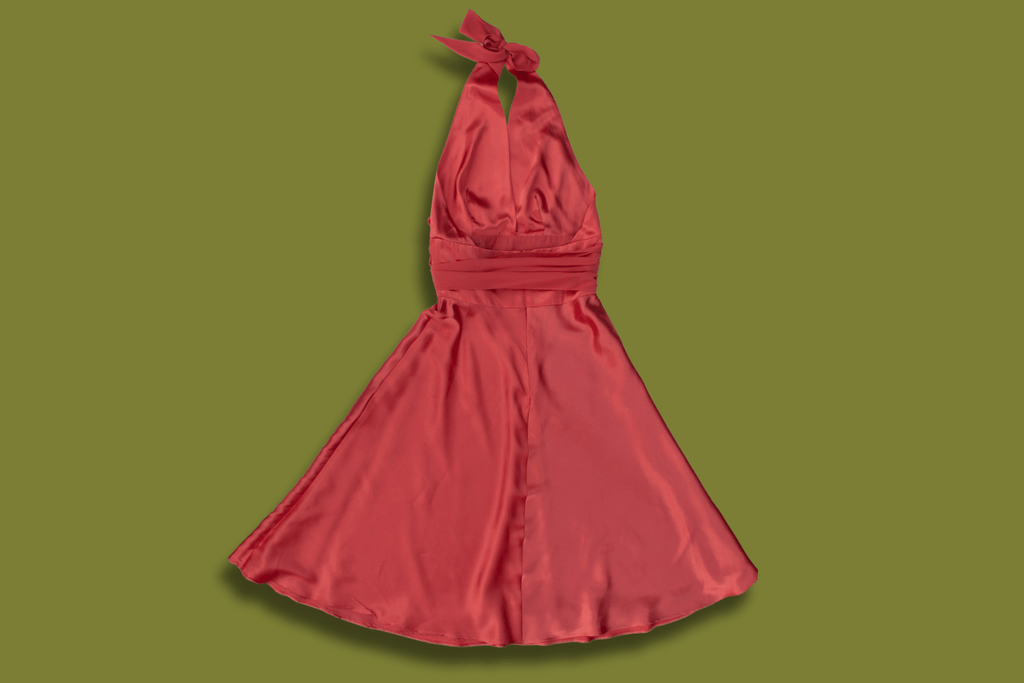 Silky Halter Dress
