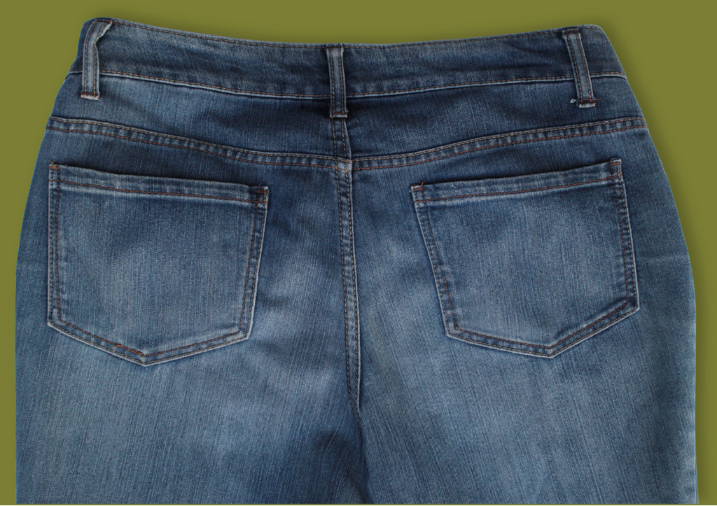 Dark-wash Mid-rise Bootcut Jeans