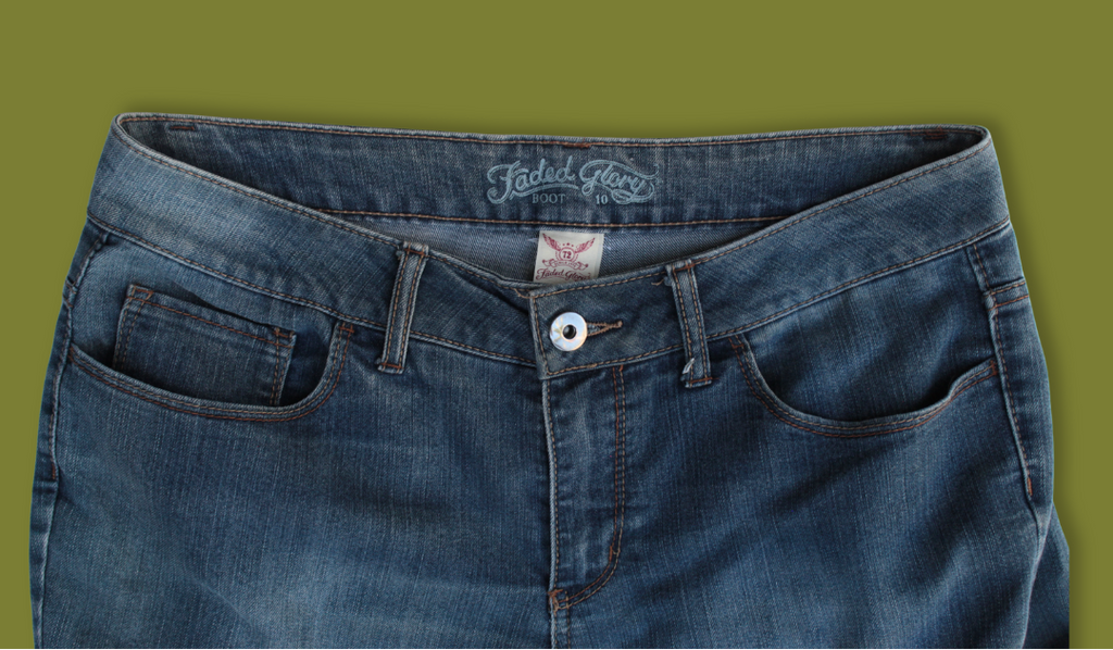 Dark-wash Mid-rise Bootcut Jeans