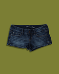 Denim Micro-mini Shorts