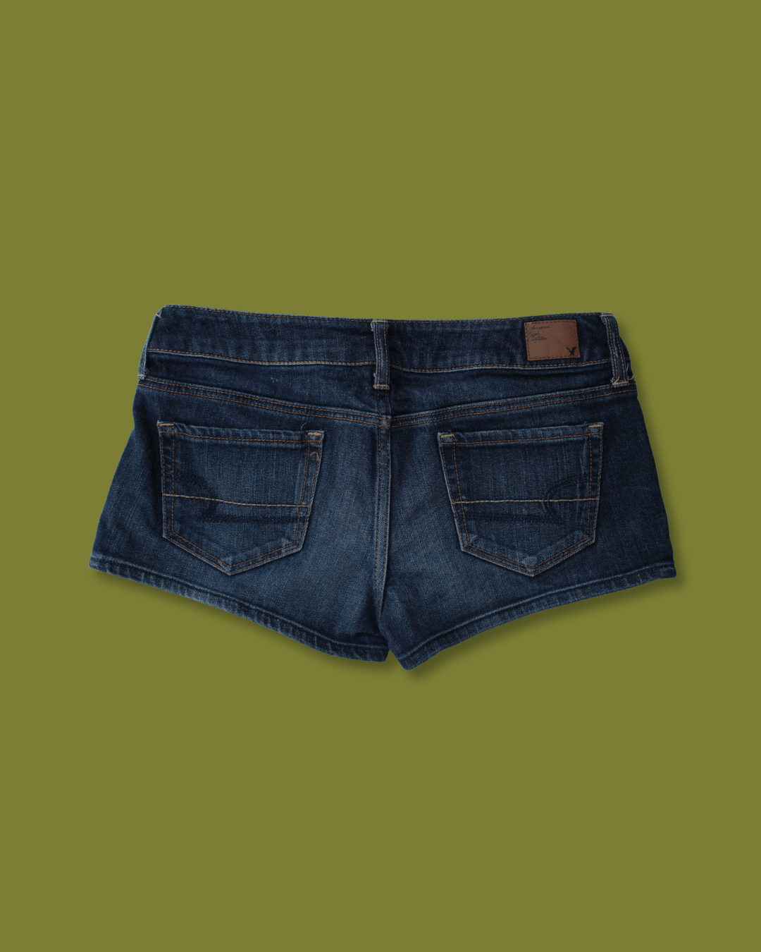 Denim Micro-mini Shorts