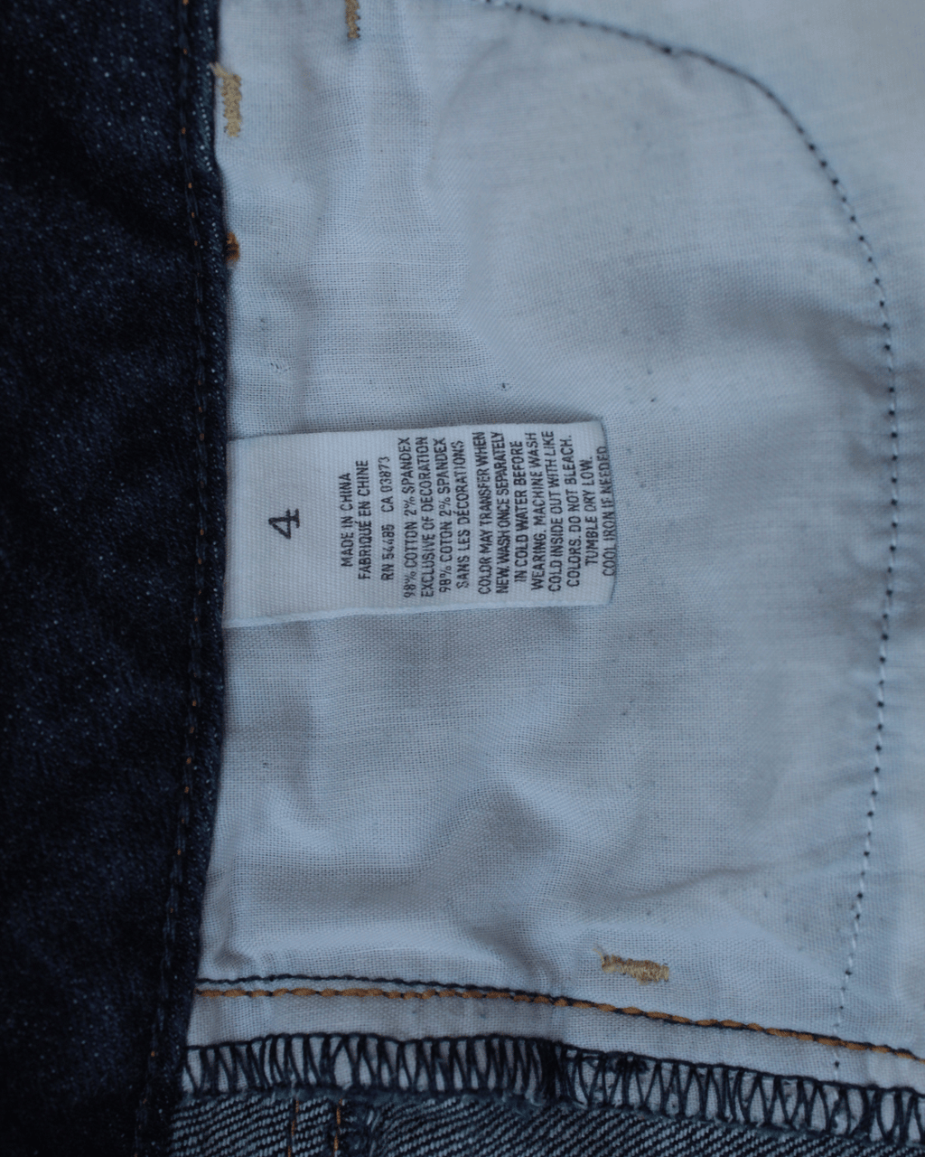 Denim Micro-mini Shorts