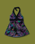 Disco Halter-neck Swim Dress
