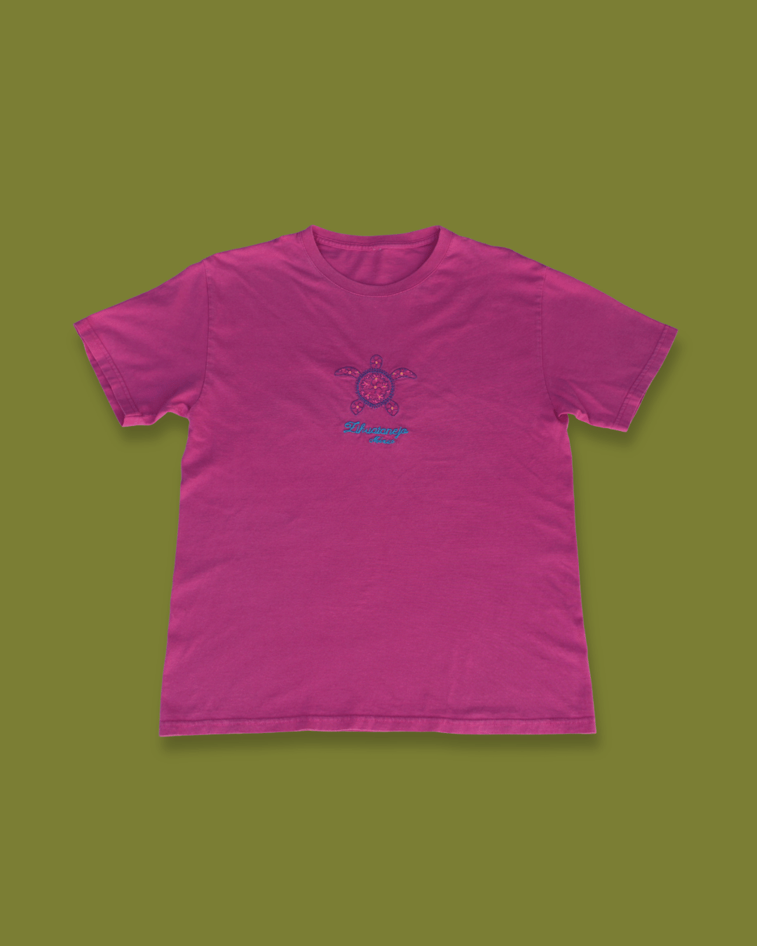 Embroidered Hawaii Turtle T-Shirt
