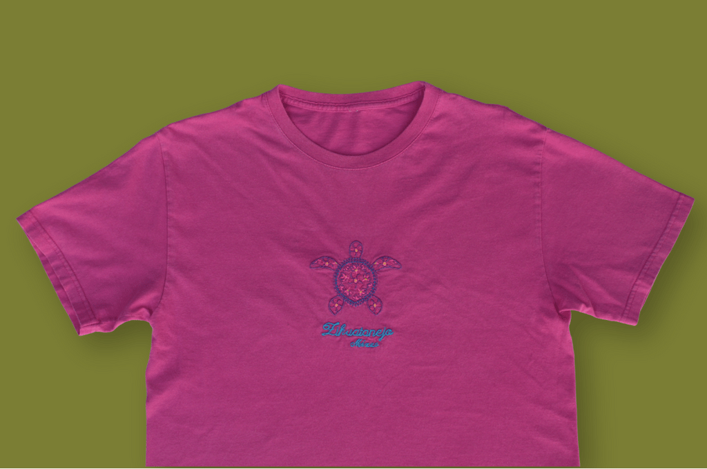 Embroidered Hawaii Turtle T-Shirt