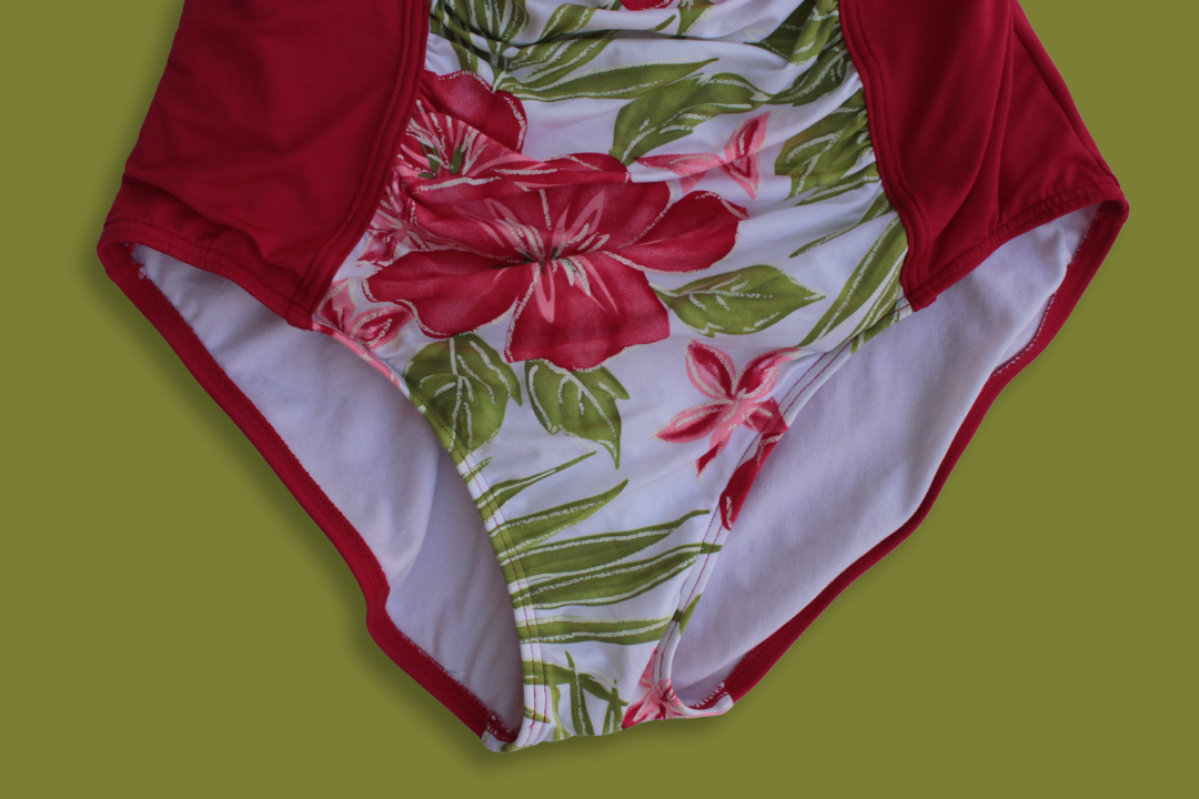 Floral Paneled Ruched One-piece Swimsuit