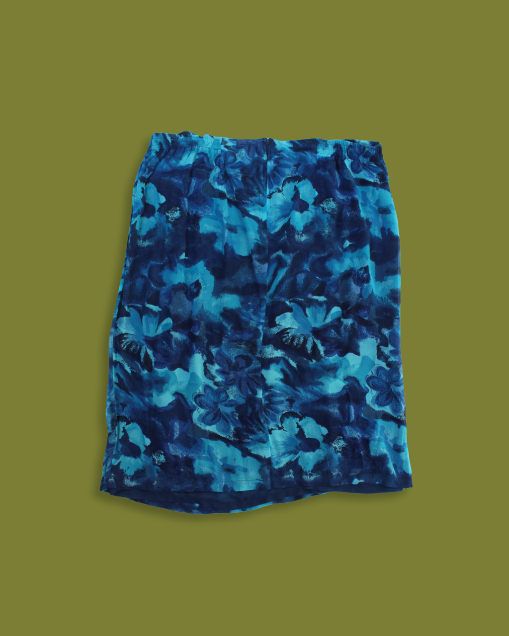 Floral Wrap Midi-skirt