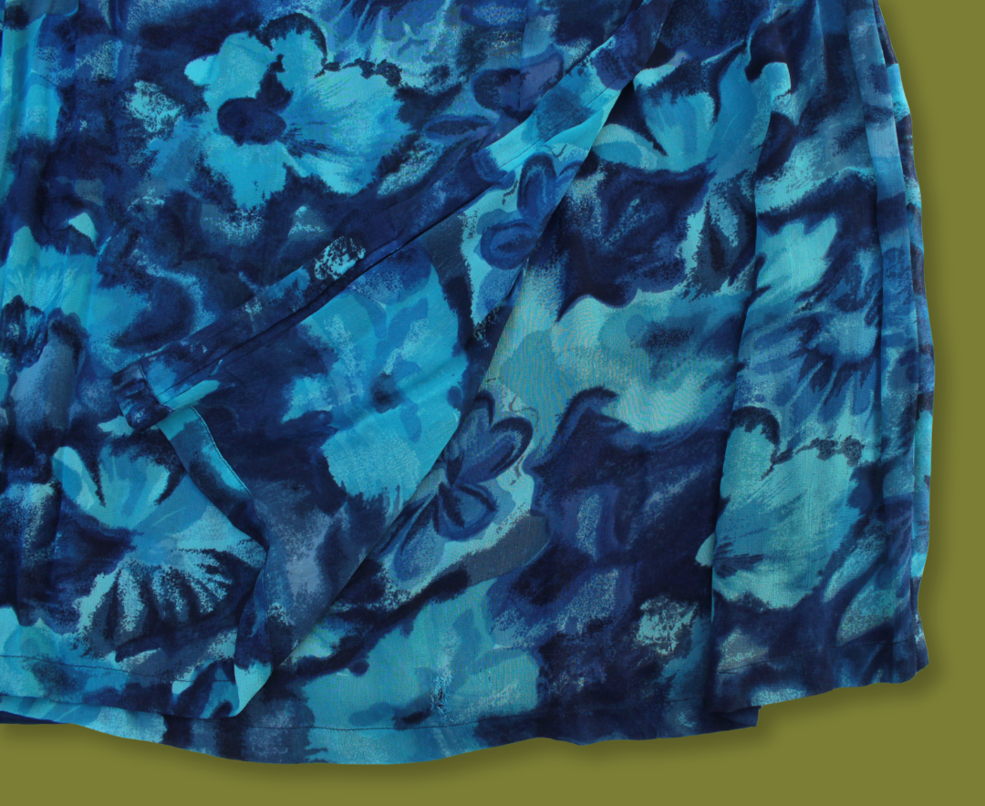 Floral Wrap Midi-skirt