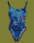 Floral Ruched one Piece Swimsuit