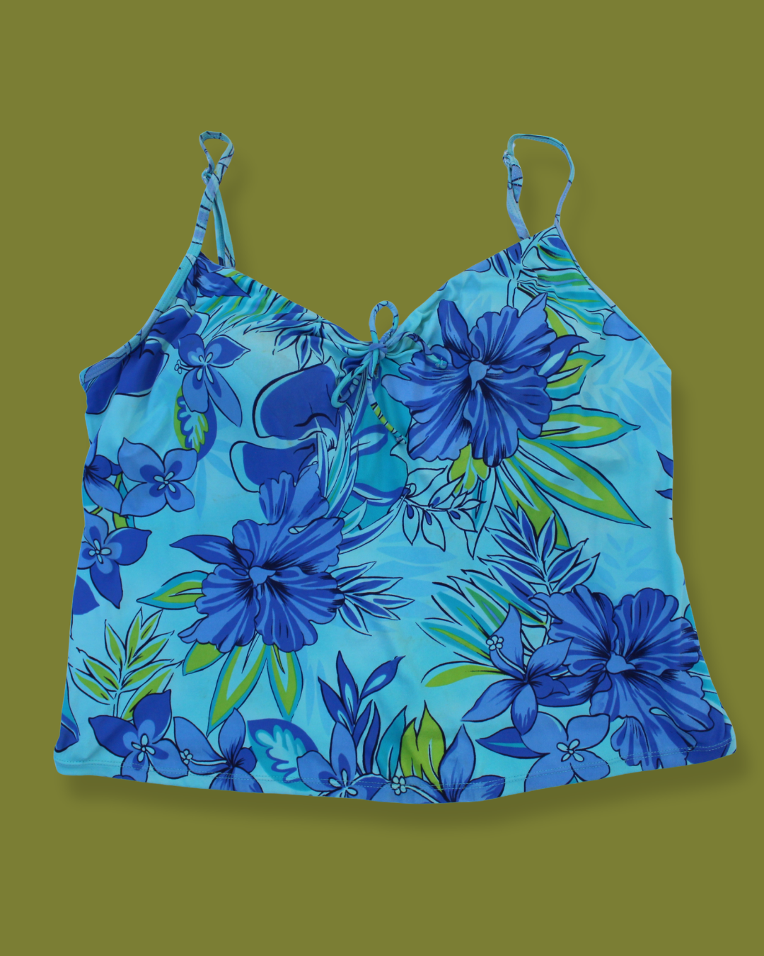 Floral Tankini Swim-skirt Bathing Suit