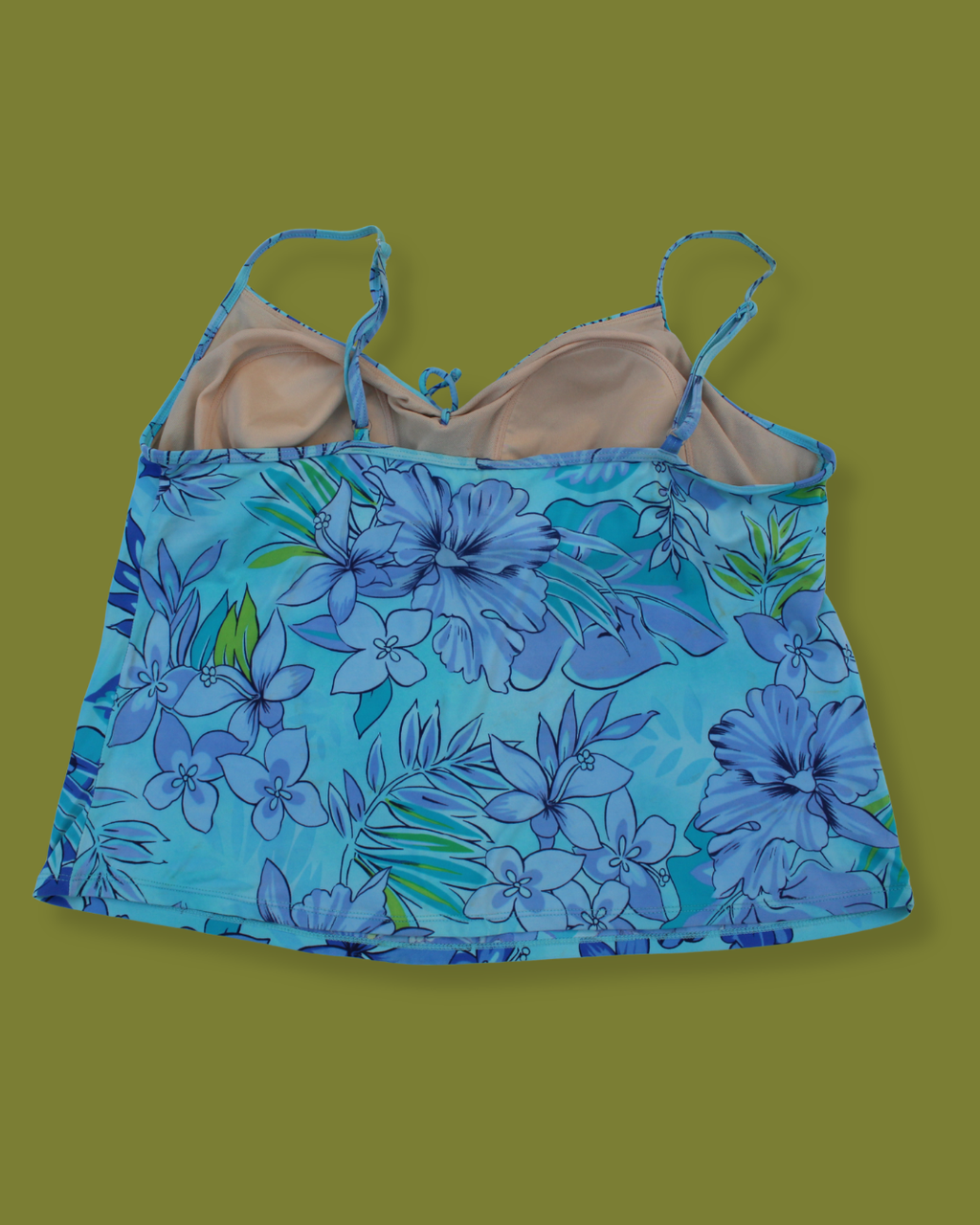 Floral Tankini Swim-skirt Bathing Suit