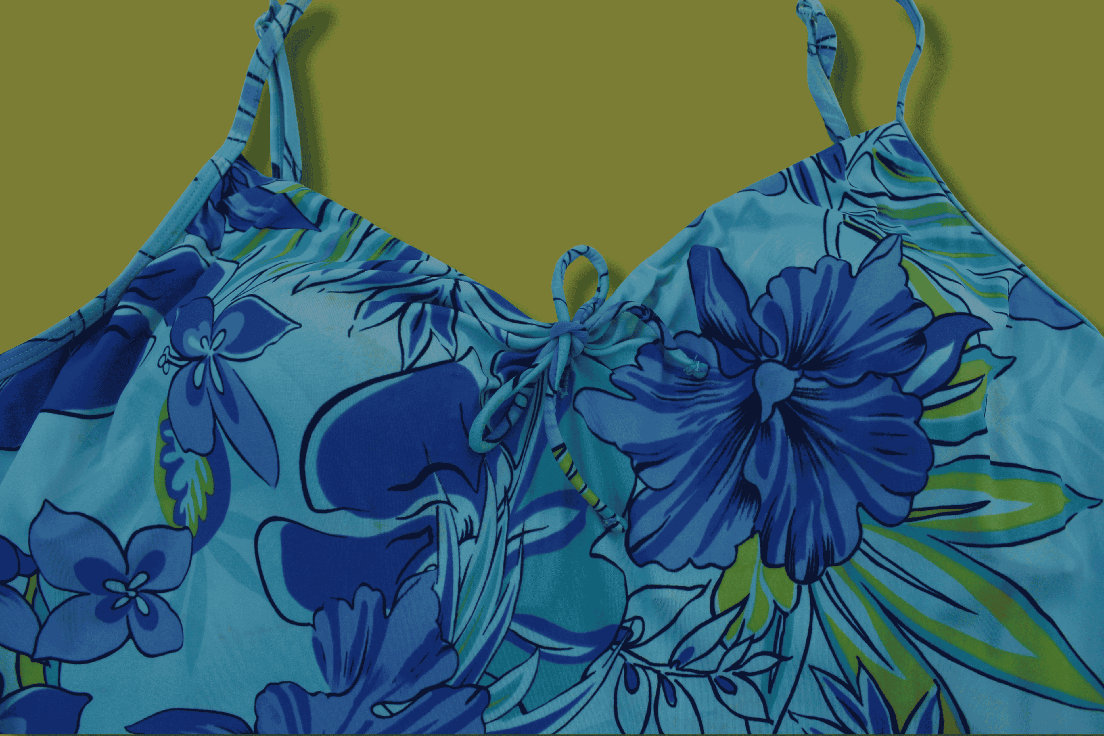 Floral Tankini Swim-skirt Bathing Suit