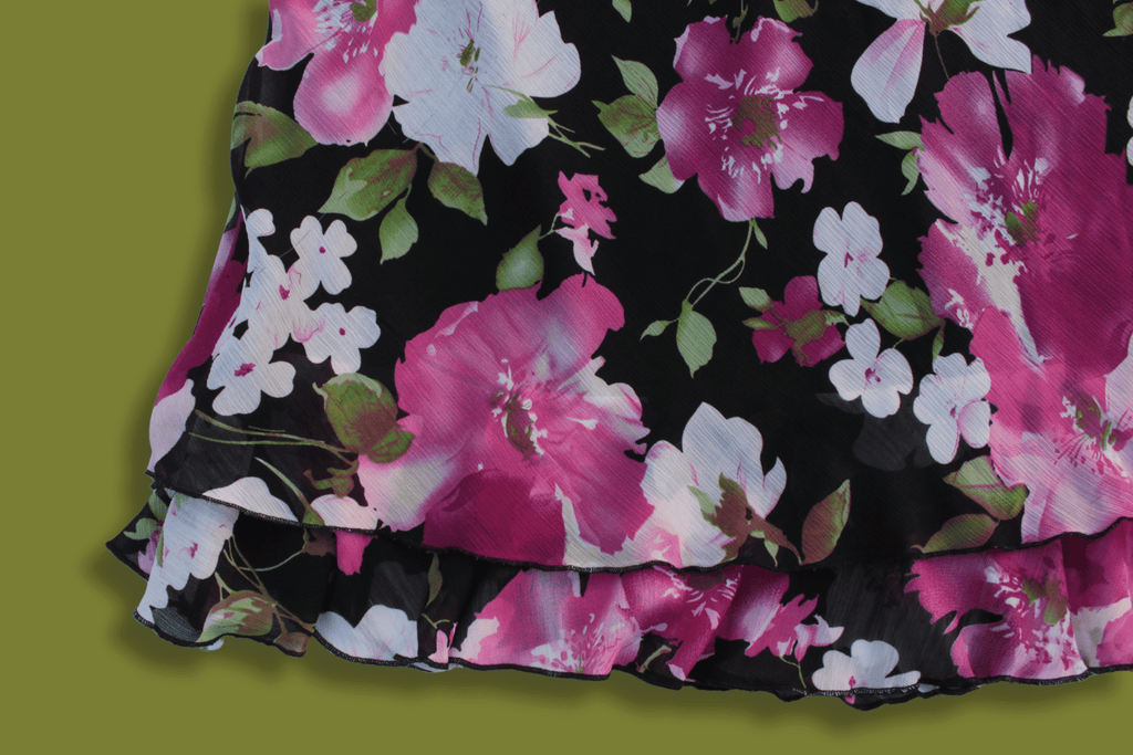 Floral Tiered Maxi Skirt