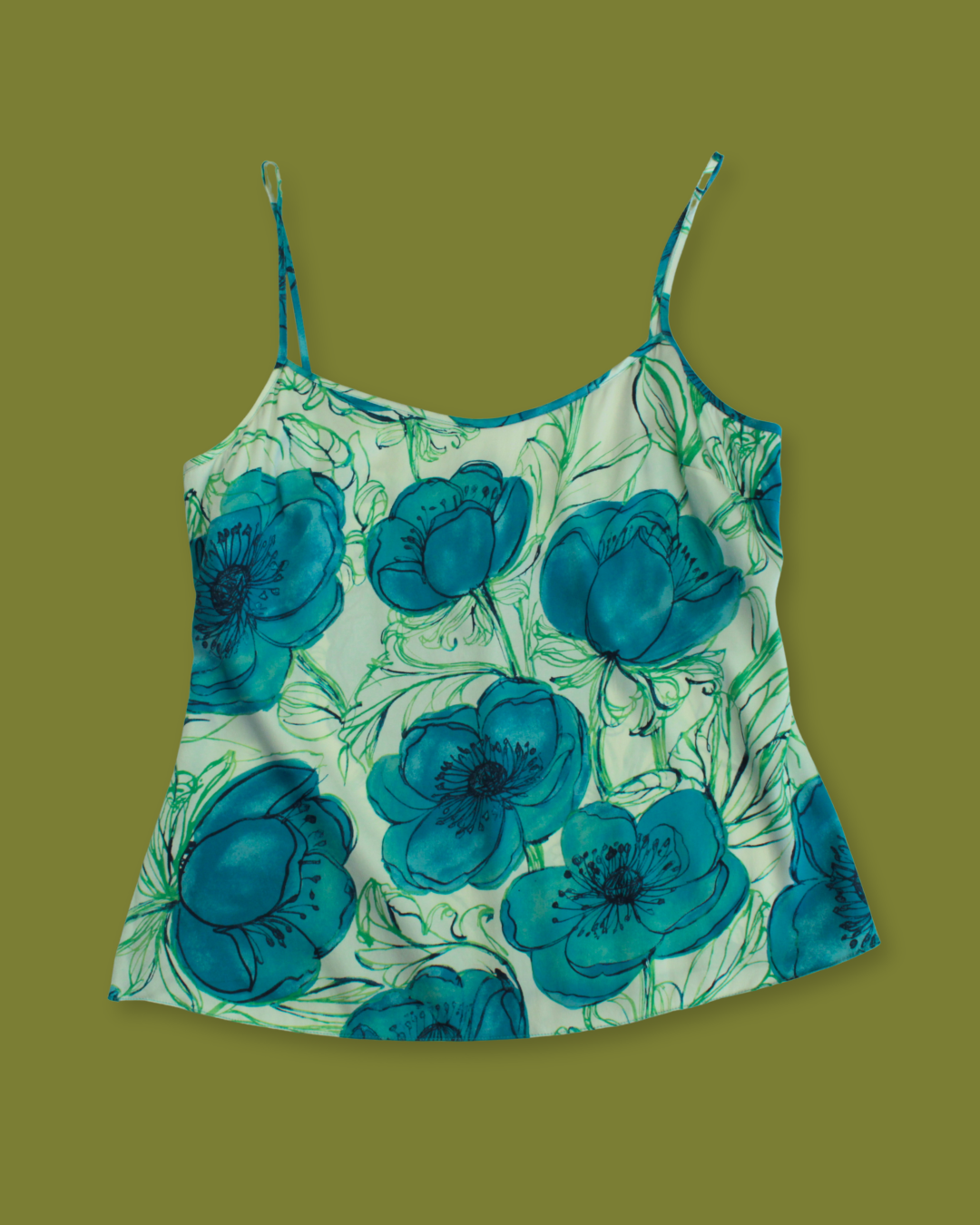 Floral Silk Camisole