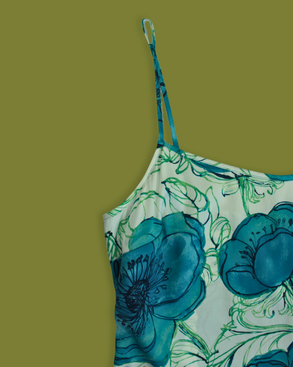 Floral Silk Camisole