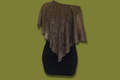 Poncho-top Mini Dress