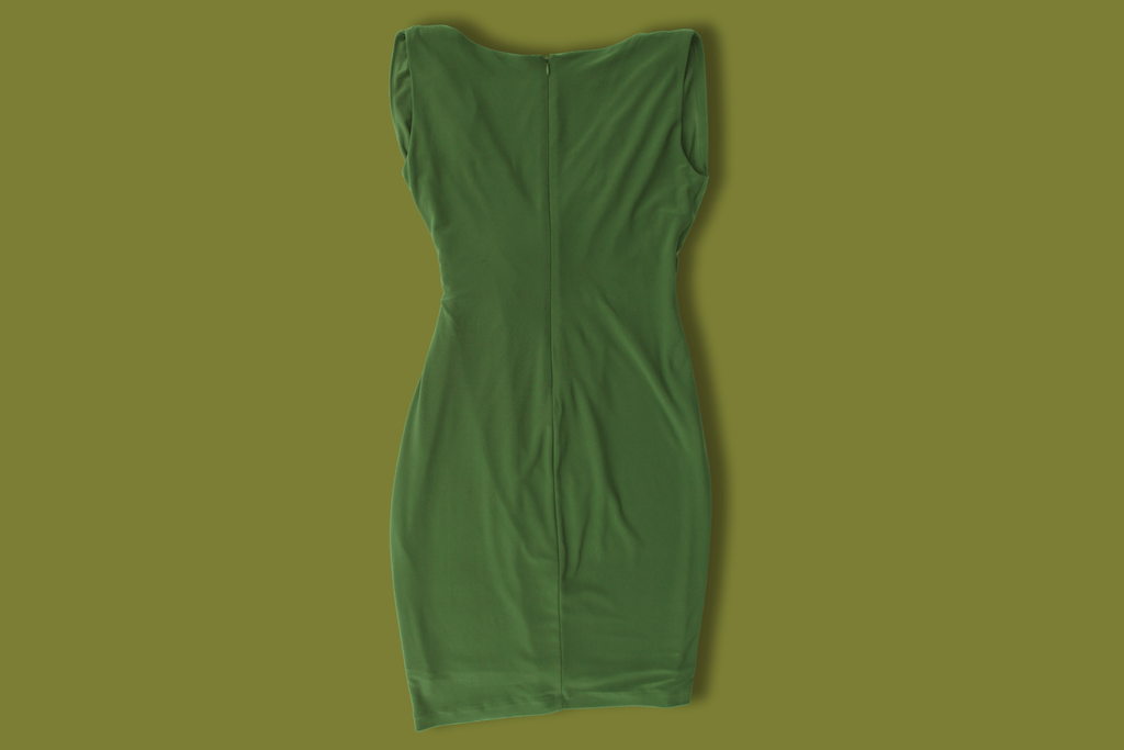 "Jones New York" Cross-front Midi Dress