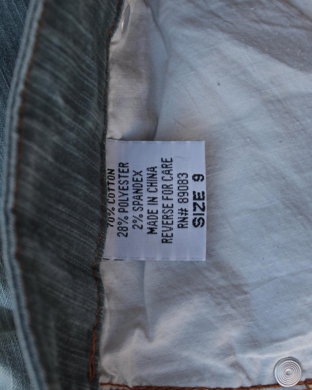 Heathered Low-rise Bootcut Jeans