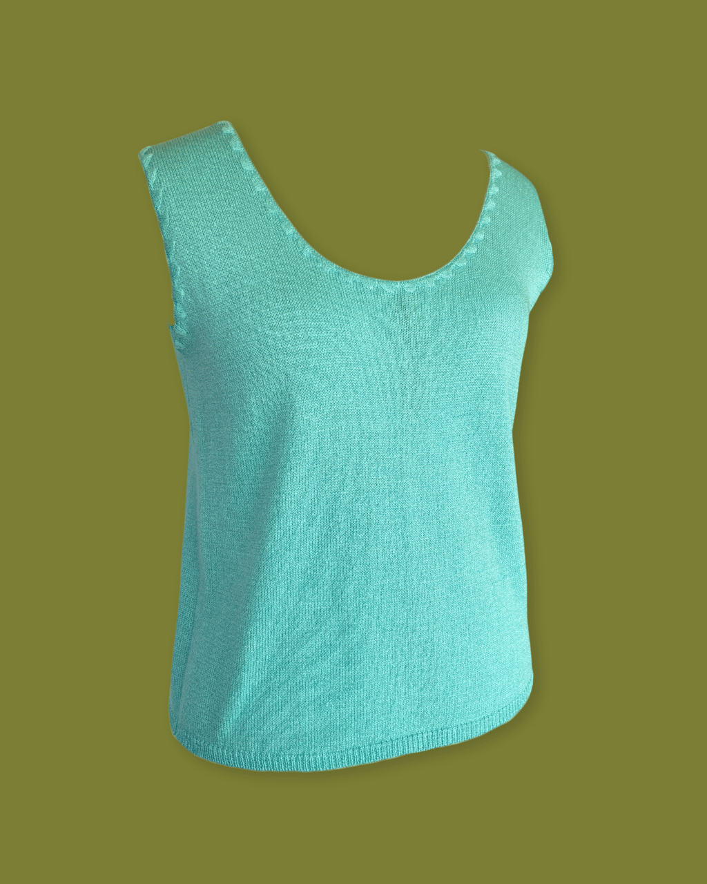 Knit Scoop-neck Top