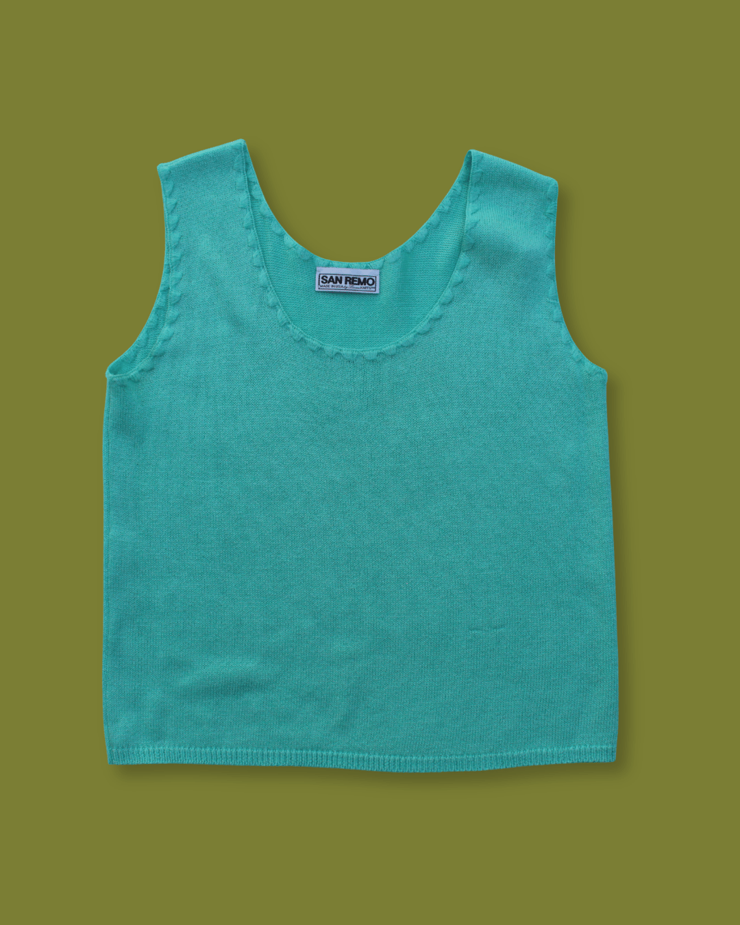 Knit Scoop-neck Top