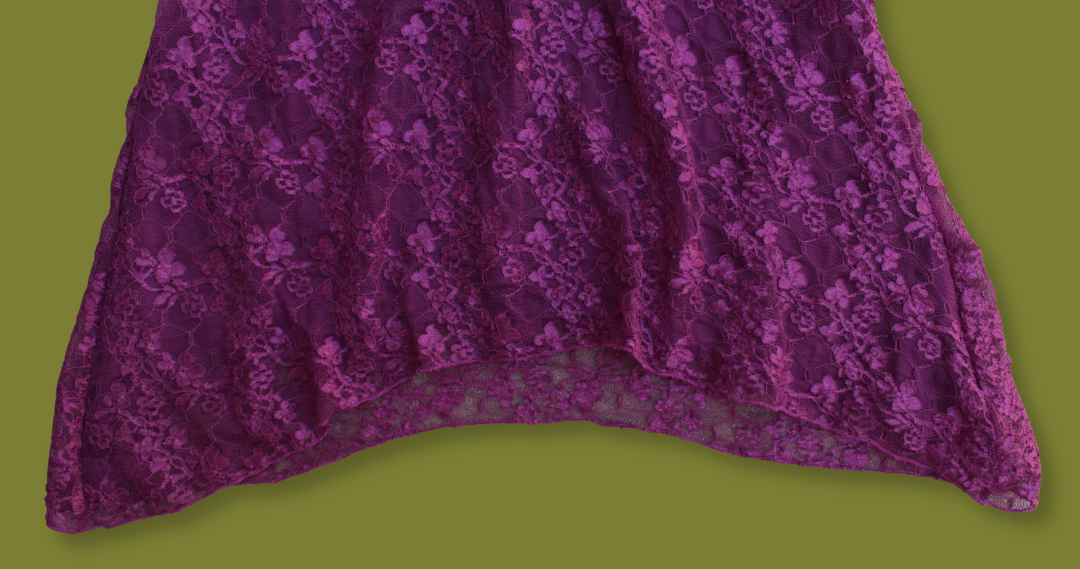 Lace "Fairy" Asymmetric Empire-top