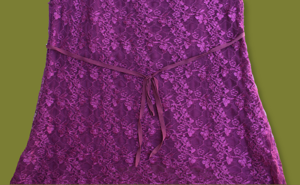 Lace "Fairy" Asymmetric Empire-top