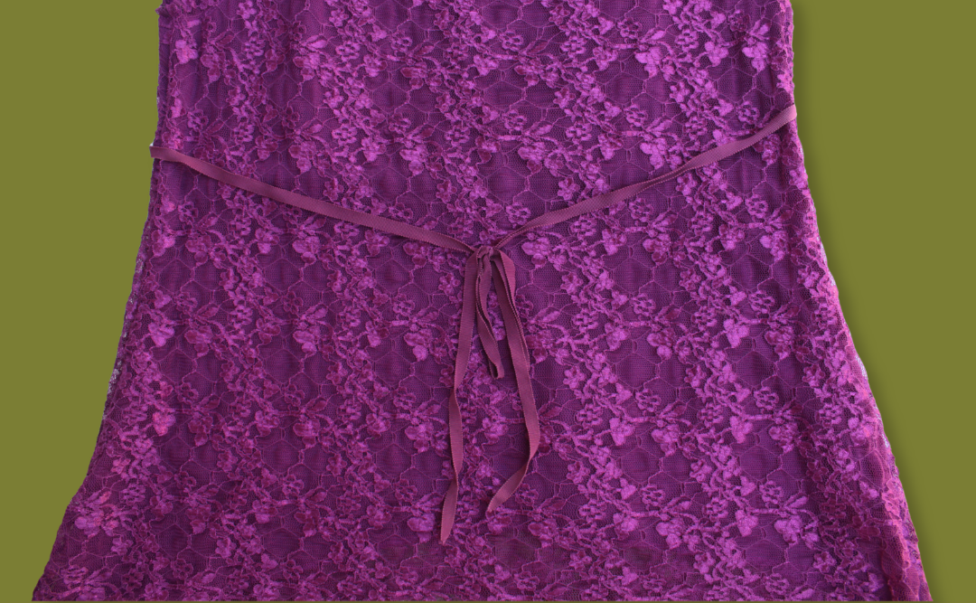 Lace "Fairy" Asymmetric Empire-top