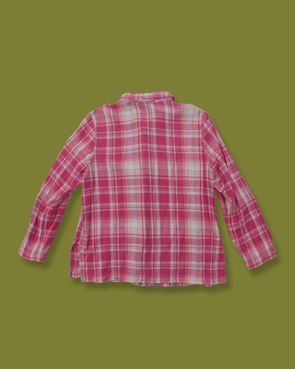 Linen Plaid Button up Longsleeve