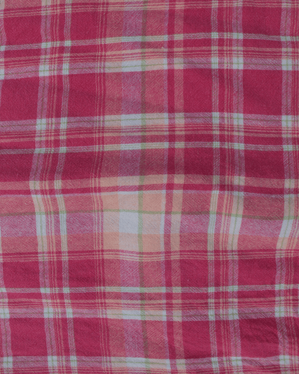 Linen Plaid Button up Longsleeve