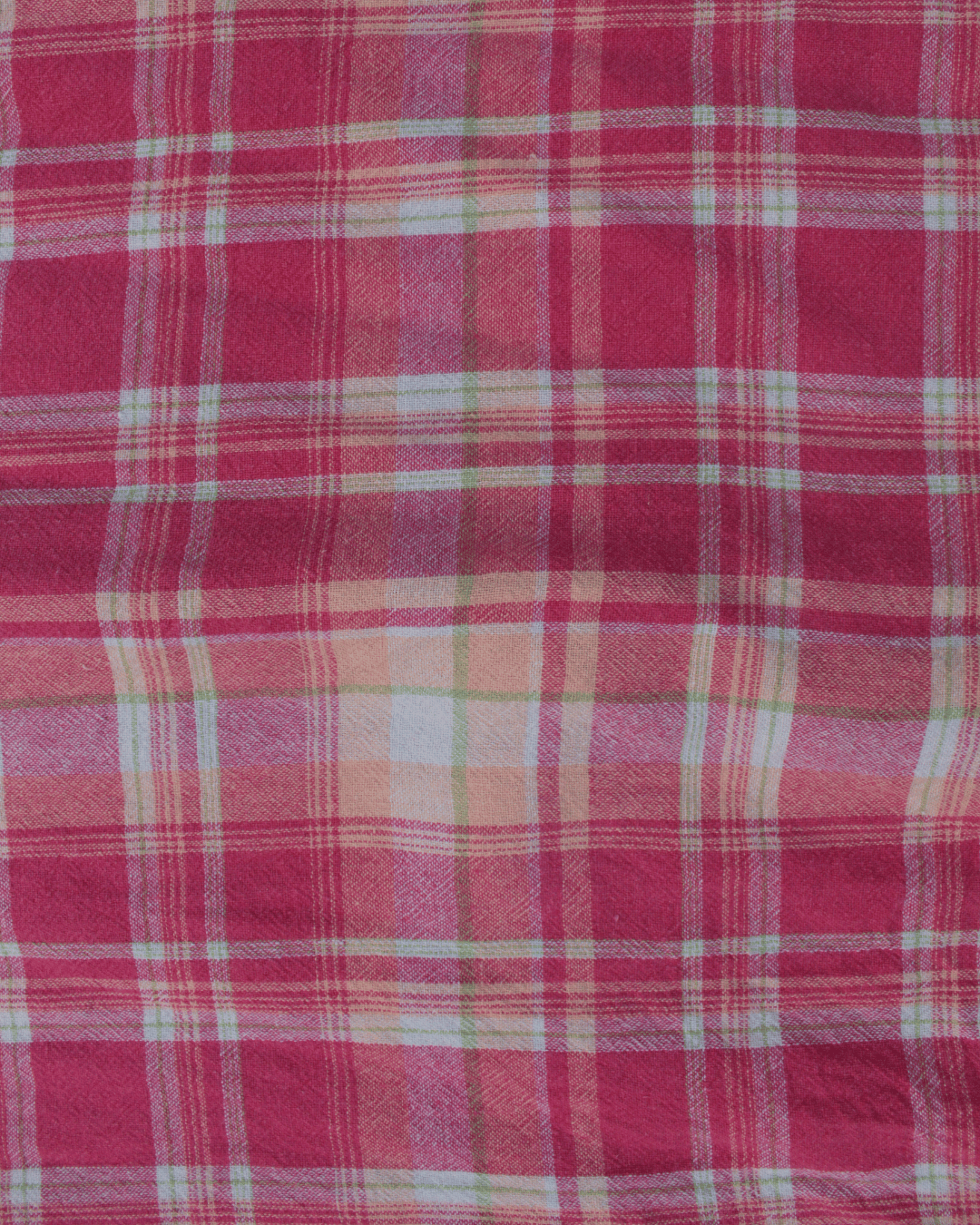 Linen Plaid Button up Longsleeve
