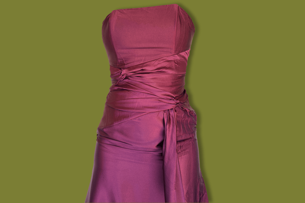 Silky Strapless Gown