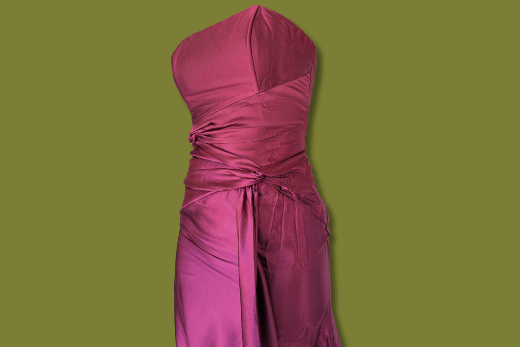 Silky Strapless Gown