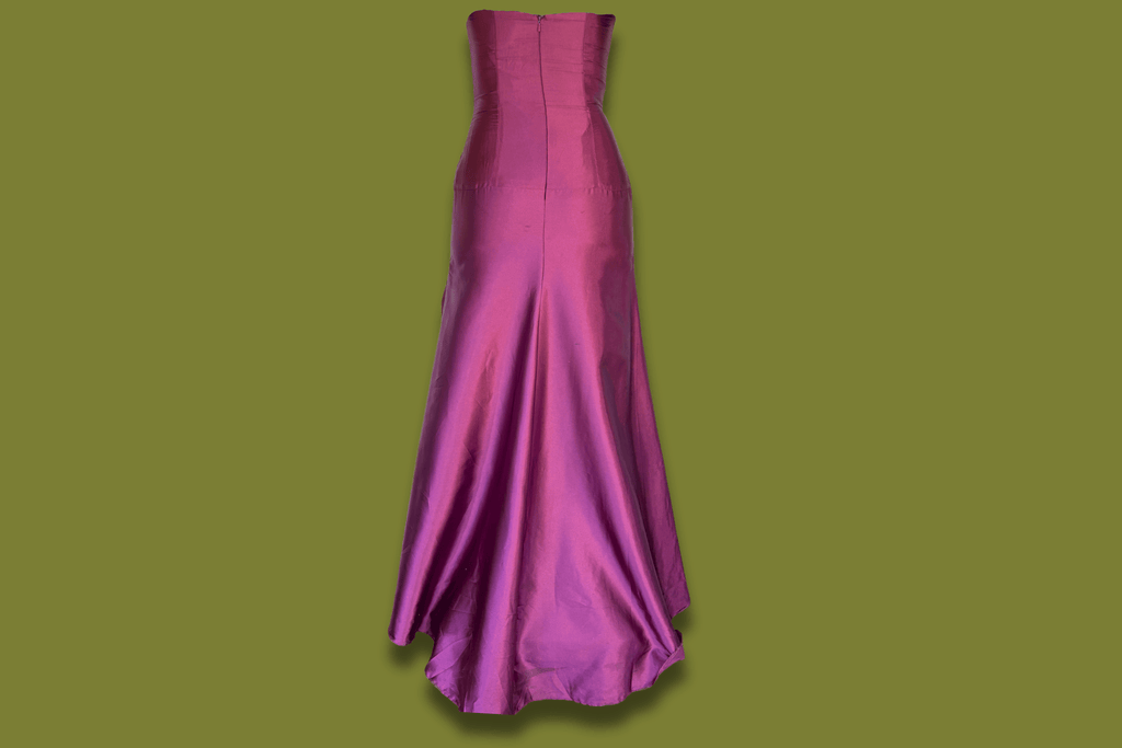 Silky Strapless Gown