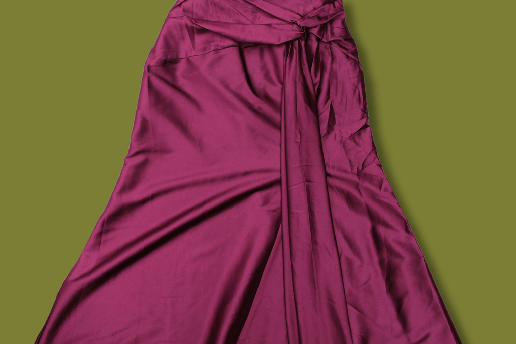 Silky Strapless Gown