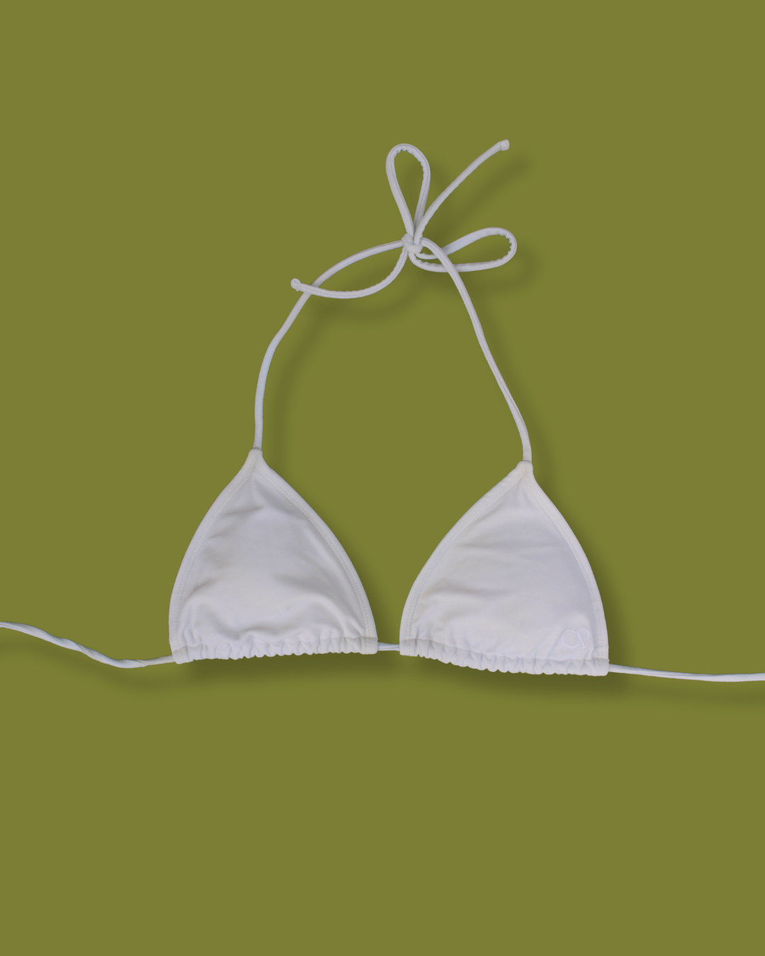 "OP" String Halter-neck Bikini