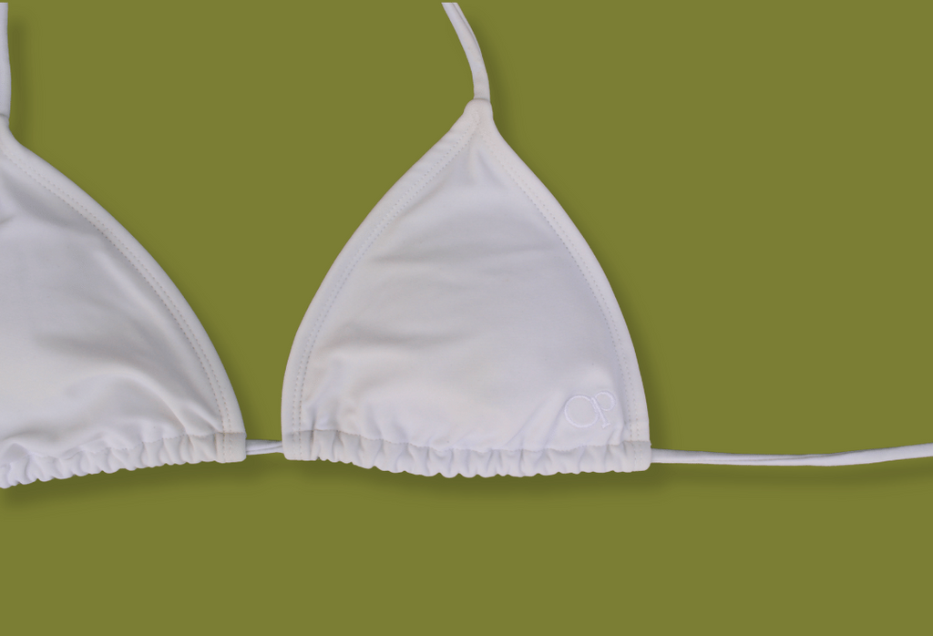 "OP" String Halter-neck Bikini