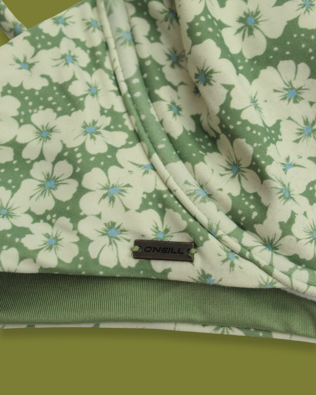 "Oneill" Floral Tie-back Wired Bikini Top