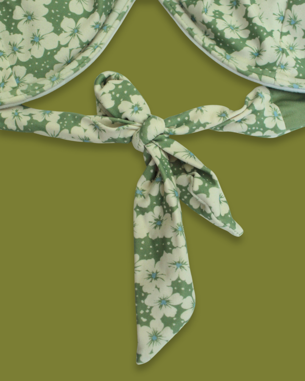"Oneill" Floral Tie-back Wired Bikini Top