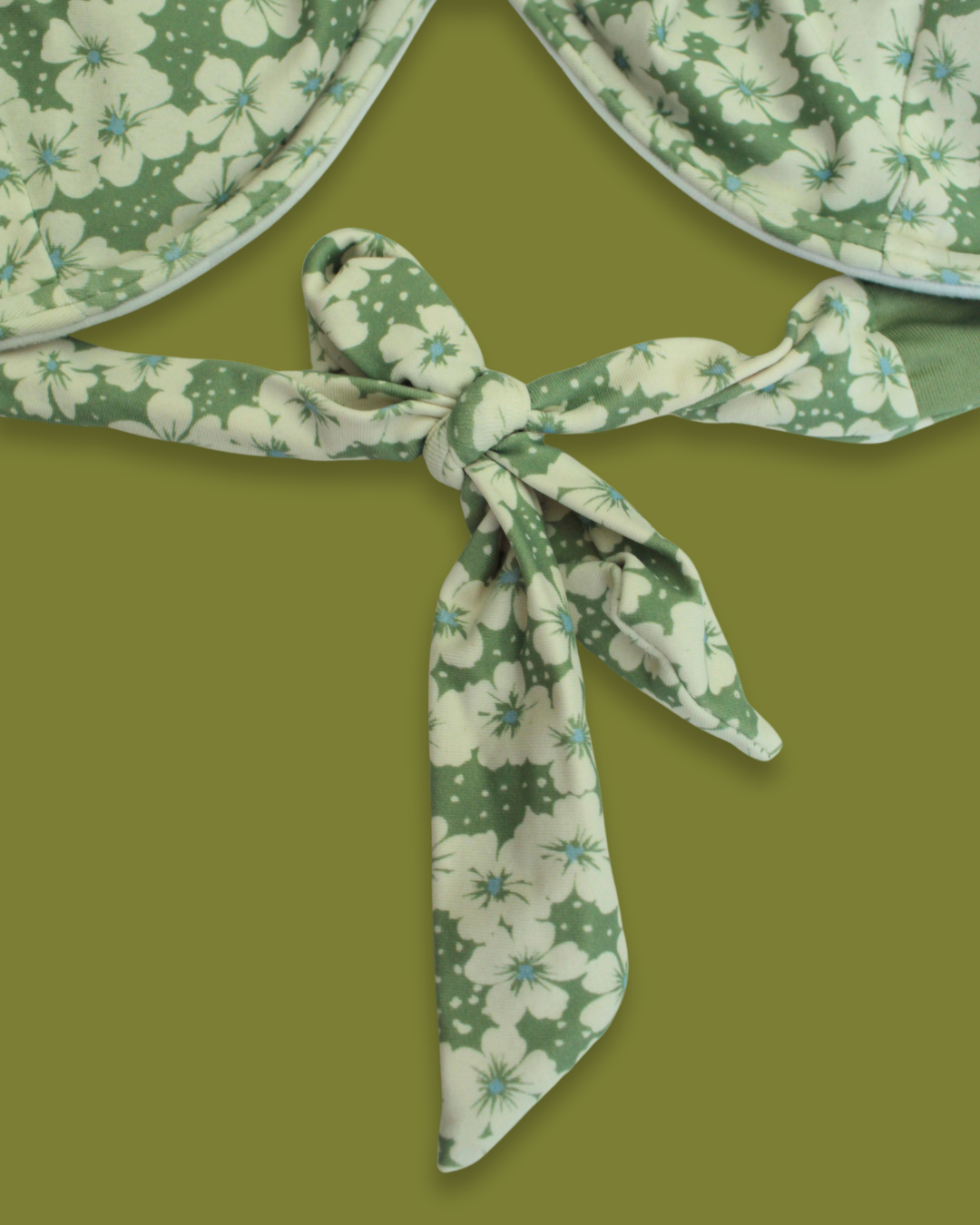 "Oneill" Floral Tie-back Wired Bikini Top
