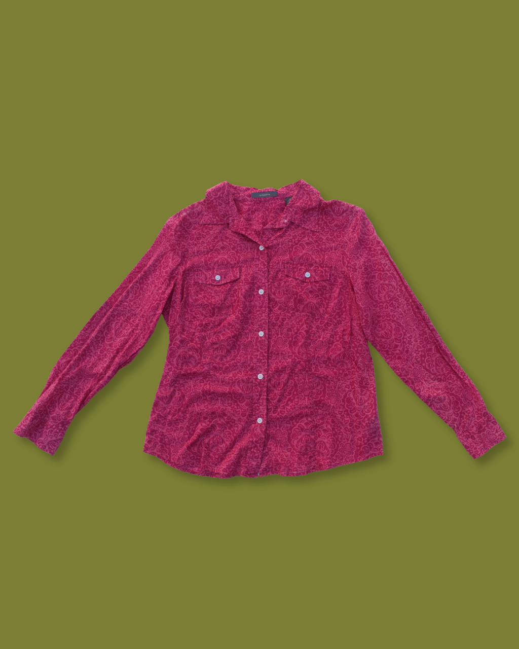 Paisley Longsleeve Button-up