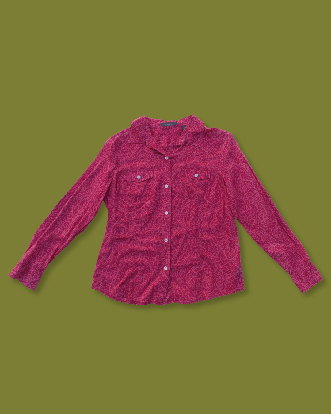 Paisley Longsleeve Button-up