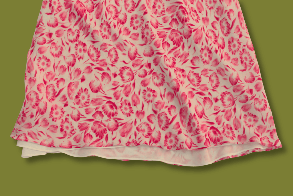 Floral Ruffle-top Midi Dress