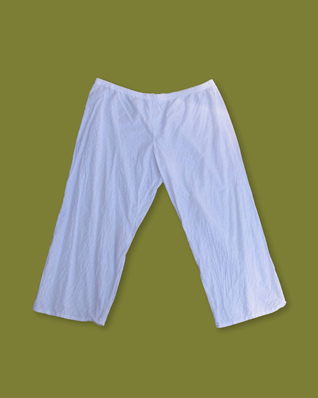 "Pink by Frankies" Eyelet Cotton Pants