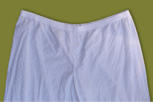 "Pink by Frankies" Eyelet Cotton Pants