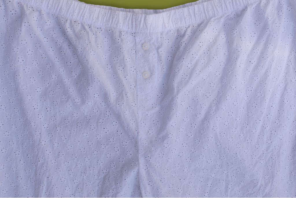 "Pink by Frankies" Eyelet Cotton Pants