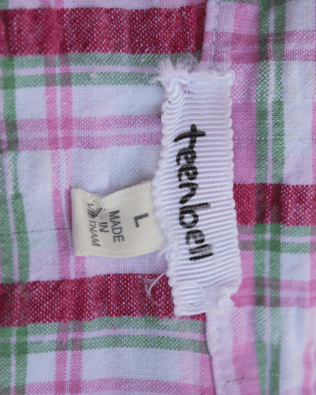Plaid "Cupcake" Sleeve Button-up