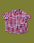 Plaid Oversized Button-up