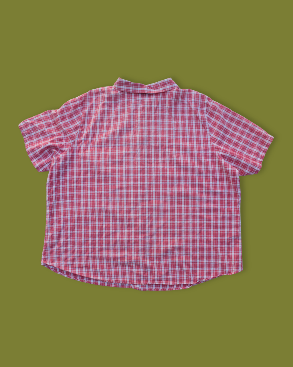 Plaid Oversized Button-up